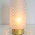 Vintage Peill & Putzler Plafondlamp Glas Goud Lamp '60 thumbnail 6