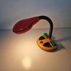 Memphis Vintage Rabbit Tanaka Japans Bureau Lampje. thumbnail 3