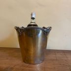 Vintage Champagnekoeler Wijnkoeler Verzilverd Agrinet Frans thumbnail 4