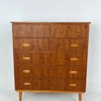 Scandinavisch Vintage Teak Fineren Ladekast Bjorli thumbnail 5