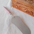 Vintage Taartschep Zilverkleurig Roze Handvat thumbnail 5