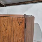 Mid Century Pallisander Fineer Klerenkast 4 Deurs Deens thumbnail 7
