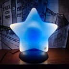 Vintage Ikea Blauwe Ster Lamp Tafellamp thumbnail 8