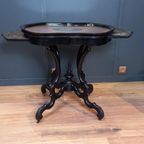 Antieke Wijntafel, Hollands Willem Iii In Horrix Stijl thumbnail 22