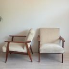 Set Vintage Deense Midcentury Fauteuils Easy Chairs 1960’S thumbnail 5