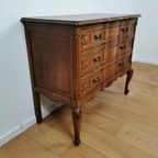 Vintage Queen Ann Ladekastje Ladekast, Commode Dressoir Badkamermeubel 003 thumbnail 10