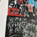 Jean Michel Basquiat (1960-1988), Untitled (black Tar And Feathers), 1982 thumbnail 7