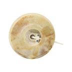 Vintage Tafellamp Onyx Marmer Messing Klassiek Sixties thumbnail 13