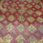Florentijns Vintage Dienblad Rood/goud 60's thumbnail 7