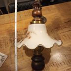 Klassiek Hanglamp Met Chique Glazen Kap thumbnail 4