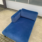 4x6 sofa - X5 Chaise Longue (links) Blauw Velours thumbnail 4