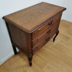 Vintage Queen Ann Ladekastje Ladekast, Commode Dressoir 010 thumbnail 11