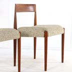 Set 2 Kai Kristiansen Voor Fritz Hansen Stoelen Vintage thumbnail 19