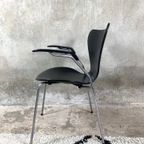 Black Butterfly Armchair By Arne Jacobsen For Fritz Hansen thumbnail 5