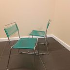 Set Van 2 Vintage Design Spaghetti Kinderstoelen thumbnail 11