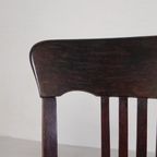 Eiken Bureaustoel, Atelierstoel, In Hoogte Verstelbaar, Jaren 30 thumbnail 19