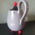 Vintage Memphis Stijl Theepot – Costantini L'ogetto, Italy, Jaren '80 thumbnail 4