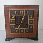 Amsterdamse School Art Deco Klok. thumbnail 4