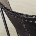 Zwarte Leer Vliender Fauteuil Stoel thumbnail 20