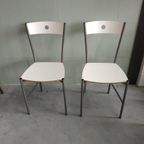 Vintage Buisframe Eetkamerstoelen Jaren 70/80 thumbnail 5