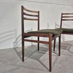 2 Vintage Pallisander Deens Design Eetkamer Stoelen thumbnail 3