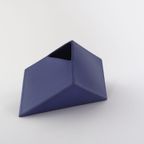 Blue Graphic Shaped Vase, Dirk Romijn thumbnail 2