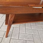 Vintage Salontafel Omkeerbaar Blad Teakhouten Salontafel thumbnail 9
