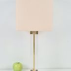 Vintage Plexiglas Tafellamp Messing Regency Lucite Brass ´70 thumbnail 13