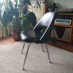 Vintage Knoll Eero Saarinen Conference Stoel, Zwart thumbnail 5