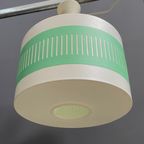 White And Green Plastic Pendant Lamp 1970S thumbnail 5