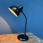 Ongemerkte Zwarte Kaiser Idell Bureaulamp Model 6551 thumbnail 19