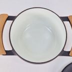 Vintage Richard Nissen Fondueset Nos '50 Gietijzer Denmark thumbnail 10