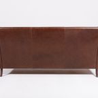 1970’s Danish Modern Cognac Leather Sofa thumbnail 8