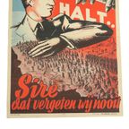 Gerestaureerde Affiche 28 Mei 1940 Halt Sire Dat Vergeten Wij Nooit thumbnail 6