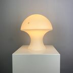 Zeldzame Witte Melkglas Peill En Putzler Paddestoel / Mushroom Tafellamp 1970 thumbnail 2