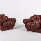 1970’s Vintage Italian Design Sculptural Armchairs thumbnail 2