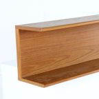Deens Massief Teak Wandplank Vintage thumbnail 6