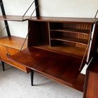 Prachtig Vintage Wandmeubel Van Wébé Door Louis Van Teeffelen thumbnail 11
