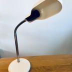 Vintage Witte Massive Bureaulamp thumbnail 2