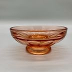 Art Deco Roze Persglas Schaaltje thumbnail 2