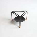 Teapot Stand In Rattan And Steel By Laurids Lonborg Denmark 1950S thumbnail 13