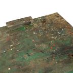 Unieke Groene Industriële Werkbank Werktafel Hout Metaal 160Cm thumbnail 11