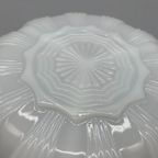 Vintage Serveerschaal Melkglas Met Gouden Rand Jaren 60 thumbnail 5