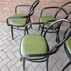 Set Van 4 Radomir Hoffman Ligma Vintage Stoelen Als Thonét thumbnail 10