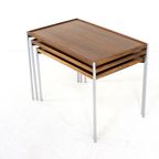 Unieke Mimiset Nesting Tables Lämmle And Co Vintage Omkeerbaar Blad thumbnail 15