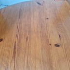 4 Massief Grenen Scandinavische Brutalist Vintage Stoelen. thumbnail 3