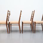 Set Van 4 Vintage Eetkamerstoelen Pastoe St 09 thumbnail 5