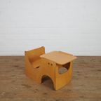 Modernist Reversible Children Stool / Desk thumbnail 6