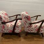 Set Vintage Loungestoelen Van Jindrich Halabala thumbnail 9