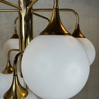 Vintage Boulanger Brass Chandelier thumbnail 9